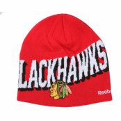 Mössa Chicago Blackhawks Face Off Beanie - Reebok - Röd Traditionella