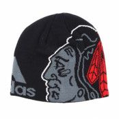 Mössa Chicago Blackhawks Jacqurad Black Beanie - Adidas