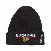 Mössa Chicago Blackhawks Locker Room 2 Knit - Reebok - Svart Uppvikt