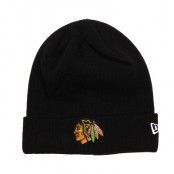 New Era - Chicago Blackhawks Basic Cuff Black Knit