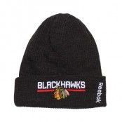 Mössa Chicago Blackhawks Locker Room 2 Knit - Reebok - Svart Uppvikt