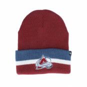 47 Brand - NHL Röd cuff Beanie - Colorado Avalanche NHL Split Cuff 47 Knit Cav Cardinal Cuff @ Hatstore