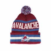 47 Brand - NHL Röd pom Beanie - Colorado Avalanche Bering Cardinal Pom @ Hatstore