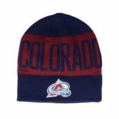 Adidas - NHL Blå traditionalbeanie Beanie - Colorado Avalanche 19 Navy/Maroon Beanie @ Hatstore