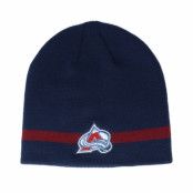 Adidas - NHL Blå traditionalbeanie Beanie - Colorado Avalanche Coach Navy Beanie @ Hatstore