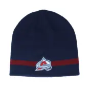 Adidas - NHL Blå traditionalbeanie Beanie - Colorado Avalanche Coach Navy Beanie @ Hatstore