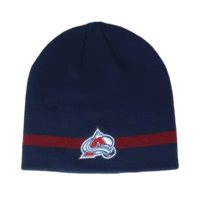 Adidas - NHL Blå traditionalbeanie Beanie - Colorado Avalanche Coach Navy Beanie @ Hatstore