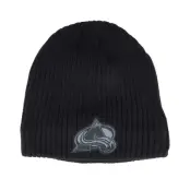 Adidas - NHL Svart traditionalbeanie Beanie - Colorado Avalanche Knit With Lining Black Beanie @ Hatstore