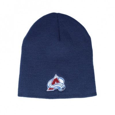 American Needle - NHL Blå traditionalbeanie Beanie - Colorado Avalanche Cuffless Knit Navy Beanie @ Hatstore