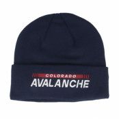 Fanatics - NHL Blå cuff Beanie - Colorado Avalanche Authentic Pro Game&Train Knit Athl Navy Cuff @ Hatstore