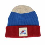 Fanatics - NHL Blå cuff Beanie - Colorado Avalanche Showboat Garnet/Blue/Natural Cuff @ Hatstore