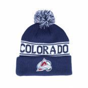 Fanatics - NHL Blå pom Beanie - Colorado Avalanche Sport Resort Navy Pom @ Hatstore