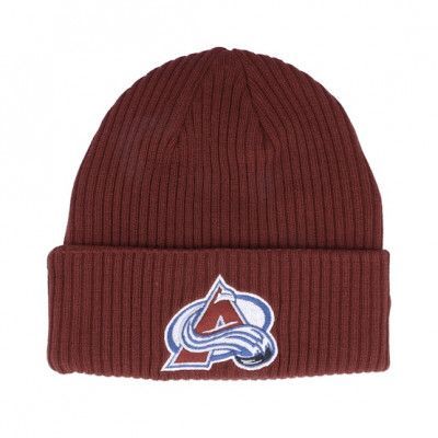 Fanatics - NHL Röd cuff Beanie - Colorado Avalanche Primary Logo Maroon Cuff @ Hatstore