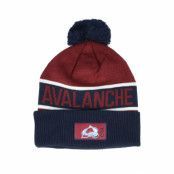 Fanatics - NHL Röd pom Beanie - Colorado Avalanche Authentic Pro Game&Train Athl Navy Pom @ Hatstore