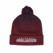 Fanatics - NHL Röd pom Beanie - Colorado Avalanche Iconic Gradiant Beanie Dark Garnet Pom @ Hatstore