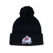 Fanatics - NHL Svart pom Beanie - Colorado Avalanche Value Core Black Pom @ Hatstore