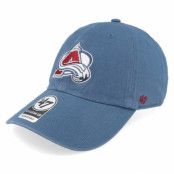 47 Brand - NHL Blå unconstructed Keps - Colorado Avalanche Clean Up Timber Blue Dad Cap @ Hatstore