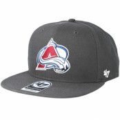 47 Brand - NHL Grå snapback Keps - Colorado Avalanche Sure Shot Charcoal Snapback @ Hatstore