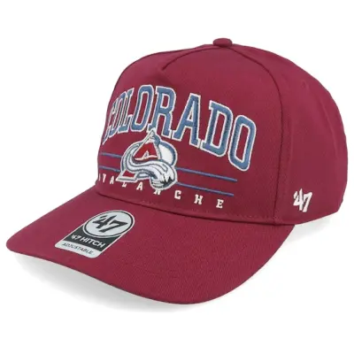 47 Brand - NHL Röd adjustable Keps - Colorado Avalanche Roscoe 47 Hitch Cap Cardinal A-frame Adjustable @ Hatstore