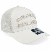 Fanatics - NHL Beige trucker Keps - Colorado Avalanche Authentic Pro Road Moonstruck A-frame Trucker @ Hatstore