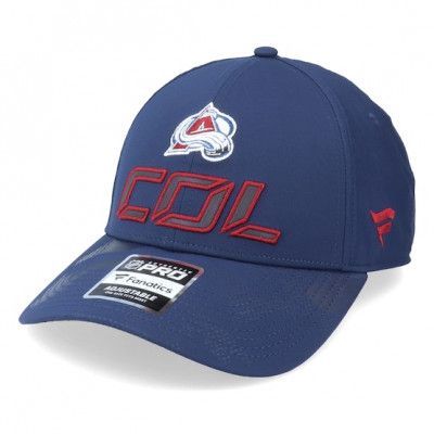 Fanatics - NHL Blå adjustable Keps - Colorado Avalanche Team Locker Room Dark Garnet Adjustable @ Hatstore
