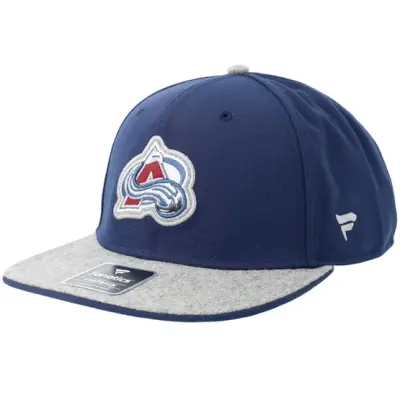 Fanatics - NHL Blå snapback Keps - Colorado Avalanche Loden Flat Brim Navy/Gray Snapback @ Hatstore