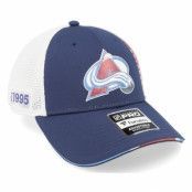 Fanatics - NHL Blå trucker Keps - Colorado Avalanche Authentic Pro Draft Podium Athl Navy Trucker @ Hatstore