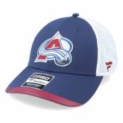 Fanatics - NHL Blå trucker Keps - Colorado Avalanche Team Locker Room Black Trucker @ Hatstore