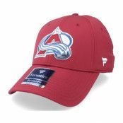 Fanatics - NHL Röd flexfit Keps - Colorado Avalanche Primary Logo Core Fitted Claret Flexfit @ Hatstore