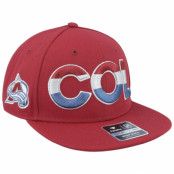 Fanatics - NHL Röd snapback Keps - Colorado Avalanche Authentic Pro Rink Flat Brim Garnet Snapback @ Hatstore