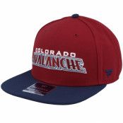 Fanatics - NHL Röd snapback Keps - Colorado Avalanche Iconic Color Blocked Dark Garnet-Athl Snapback @ Hatstore