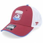 Fanatics - NHL Röd trucker Keps - Colorado Avalanche Authentic Pro Draft Podium Black/White Trucker @ Hatstore