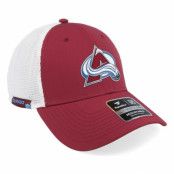 Fanatics - NHL Röd trucker Keps - Colorado Avalanche Authentic Pro Rink  D. Garnet/White Trucker @ Hatstore