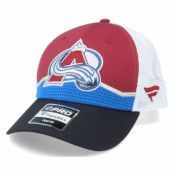 Fanatics - NHL Röd trucker Keps - Kids Colorado Avalanche NHL Draft Home Structured Maroon/Black/White Trucker @ Hatstore