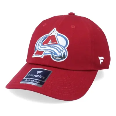 Fanatics - NHL Röd unconstructed Keps - Colorado Avalanche Primary Logo Core Claret Dad Cap @ Hatstore