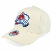 Mitchell&Ness - NHL Beige adjustable Keps - Colorado Avalanche Khaki Classic Red Khaki Adjustable @ Hatstore