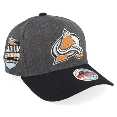 Mitchell&Ness - NHL Grå adjustable Keps - Hatstore Exclusive x Colorado Avalanche Power Play Grey/Black Adjustable @ Hatstore