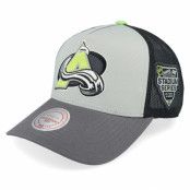 Mitchell&Ness - NHL Grå trucker Keps - Hatstore Exclusive x Colorado Avalanche Iron Grey Trucker @ Hatstore