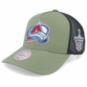 Mitchell&Ness - NHL Grön trucker Keps - Hatstore Exclusive x Colorado Avalanche Finals Olive Trucker @ Hatstore