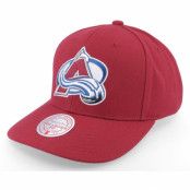 Mitchell&Ness - NHL Röd adjustable Keps - Colorado Avalanche Team Ground 2.0 Pro Maroon Adjustable @ Hatstore