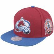 Mitchell&Ness - NHL Röd snapback Keps - Colorado Avalanche 2 Tone Side Patch Brown/Grey Snapback @ Hatstore