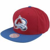 Mitchell&Ness - NHL Röd snapback Keps - Colorado Avalanche Team 2 Tone 2.0 Red/Light Blue Snapback @ Hatstore