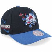 Mitchell&Ness - NHL Svart adjustable Keps - Colorado Avalanche Groove Drip Pro Black/Blue Adjustable @ Hatstore