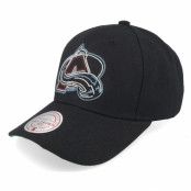 Mitchell&Ness - NHL Svart adjustable Keps - Colorado Avalanche Neon Logo Pro Black Adjustable @ Hatstore