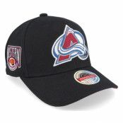 Mitchell&Ness - NHL Svart adjustable Keps - Hatstore Exclusive x Colorado Avalanche NHL Conference Patch Black Adjustable @ Hatstore