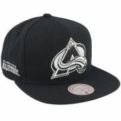 Mitchell&Ness - NHL Svart snapback Keps - Colorado Avalanche Evergreen Cap Black/White Snapback @ Hatstore