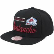 Mitchell&Ness - NHL Svart snapback Keps - Colorado Avalanche Retro Lock Up Black Snapback @ Hatstore