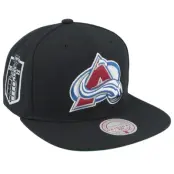 Mitchell&Ness - NHL Svart snapback Keps - Colorado Avalanche Top Spot Black Snapback @ Hatstore