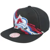 Mitchell&Ness - NHL Svart snapback Keps - Colorado Avalanche Vintage Paintbrush Black Snapback @ Hatstore