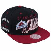 Mitchell&Ness - NHL Svart snapback Keps - Colorado Avalanche Xl Champ Black Snapback @ Hatstore